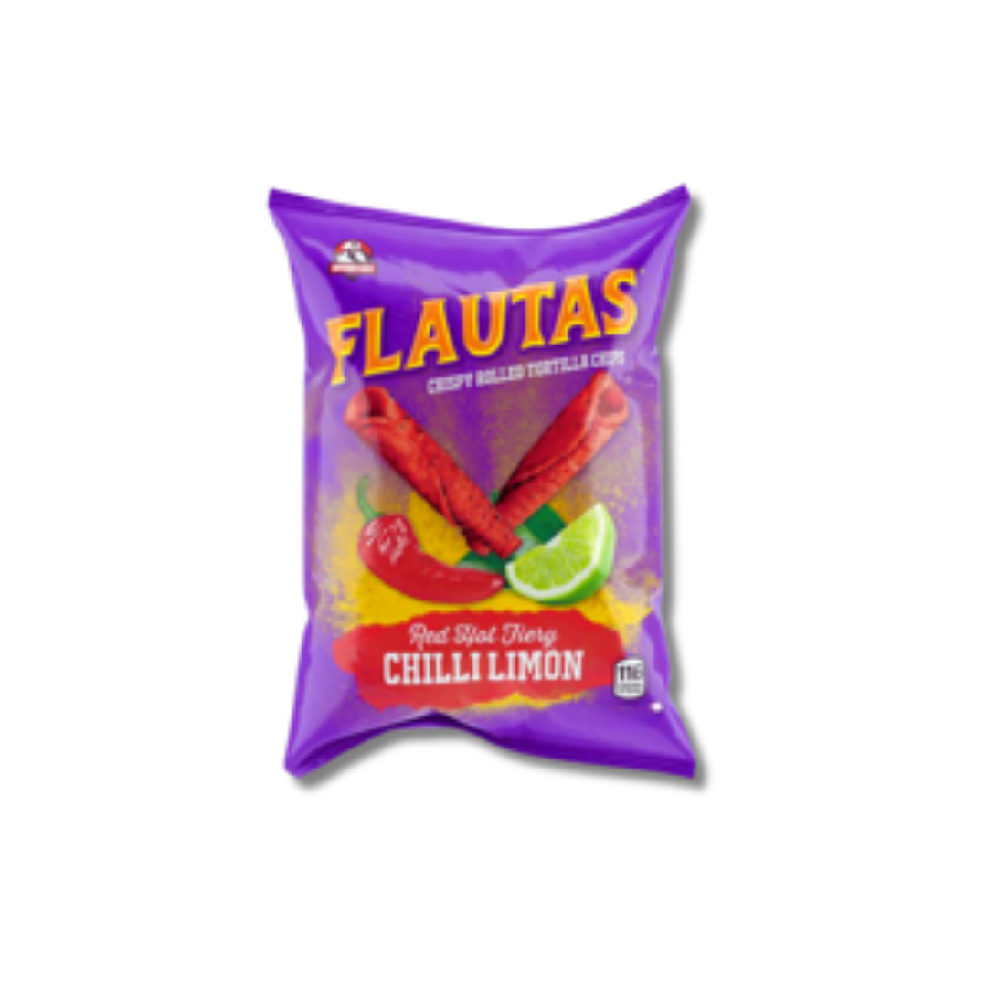 INVENTURE FLAUTAS RED CHILLI LIMON 28G
